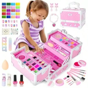 Washable Princess Makeup Kit for Girls