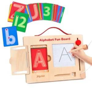 Wooden Letter Tracing Board for Toddlers