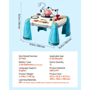 Baby Spacecraft Musical Table Toys